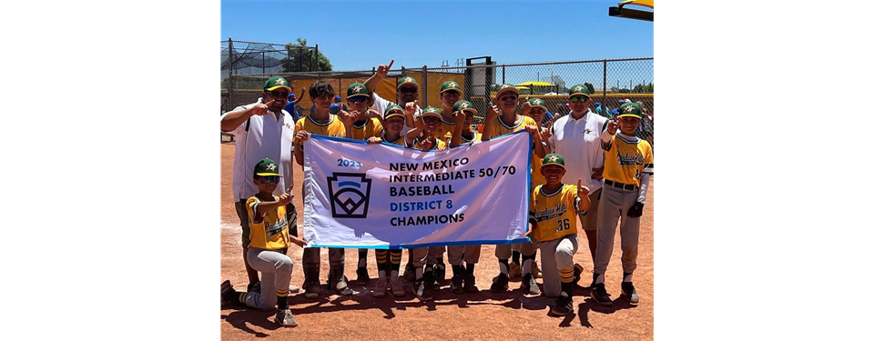 2023 50/70 Baseball District 8 All-Star Champions