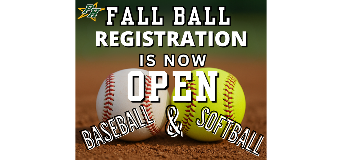 Fall Ball Registration Open